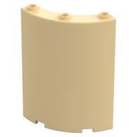 Panel 4 × 4 × 6 Quarter Cylinder Beige