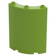 Panel 4 × 4 × 6 Quarter Cylinder Lime