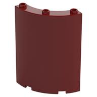 Panel 4 × 4 × 6 Quarter Cylinder Dunkelrot