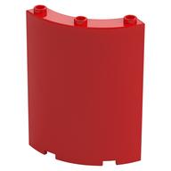 Panel 4 × 4 × 6 Quarter Cylinder Red