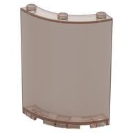 Panel 4 × 4 × 6 Quarter Cylinder Transparent-Braun