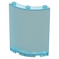 Panel 4 × 4 × 6 Quarter Cylinder Trans-Light Blue