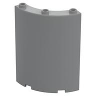 Panel 4 × 4 × 6 Quarter Cylinder Light Bluish Gray