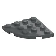 Platte rund Ecke 4 × 4