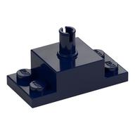 Brick Special 2 × 4, with 2 × 2 Brick with Top Pin and 1 × 2 Side Plates Dark Blue