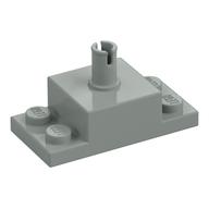 Brick Special 2 × 4, with 2 × 2 Brick with Top Pin and 1 × 2 Side Plates Light Gray
