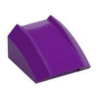 Brick Curved 2 × 2 with Lip, No Studs Lila