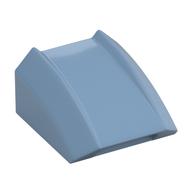 Brick Curved 2 × 2 with Lip, No Studs Sand Blue