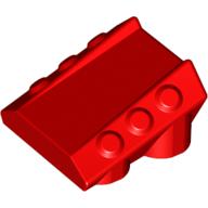 Brick Sloped 2 × 2 No Studs, with 3 Side Pistons Raised Edges Rot