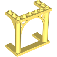 Brick Arch 3 × 6 × 5 Ornamented Leuchtendes Hellgelb