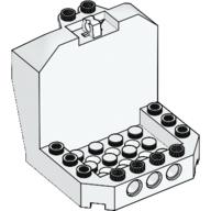 Cockpit 6 × 6 × 5 with Hinge Weiß