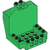 Cockpit 6 × 6 × 5 with Hinge Green
