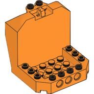 Cockpit 6 × 6 × 5 with Hinge Orange