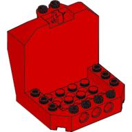 Cockpit 6 × 6 × 5 with Hinge Red