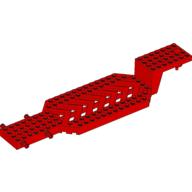 Vehicle Base, Trailer 8 × 30 × 3 1/3 Red