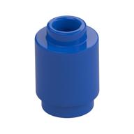Stein rund 1 × 1 offen Noppe Blau