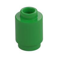 Brick Round 1 × 1 Open Stud Bright Green