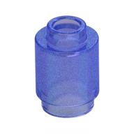 Stein rund 1 × 1 offen Noppe Opal Trans-Purple