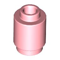 Stein rund 1 × 1 offen Noppe Warmes Rosa