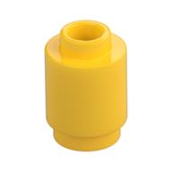 Brick Round 1 × 1 Open Stud Yellow