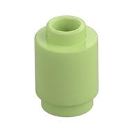 Brick Round 1 × 1 Open Stud Yellowish Green