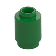 Brick Round 1 × 1 Open Stud Green