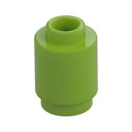 Brick Round 1 × 1 Open Stud Lime