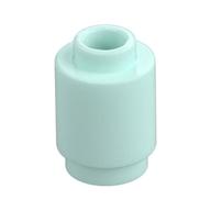 Brick Round 1 × 1 Open Stud Light Aqua
