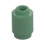 Stein rund 1 × 1 offen Noppe Sandgrün