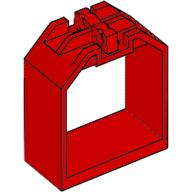 Container / Box, Open Ended 2 × 4 × 4 with 1 Hinge Finger Each End Rot