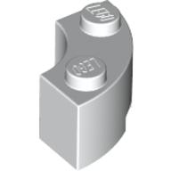 Brick Round Corner 2 × 2 Macaroni with Stud Notch