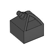 Steering Wheel Holder 2 × 2 Black