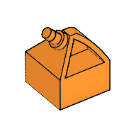 Steering Wheel Holder 2 × 2 Orange