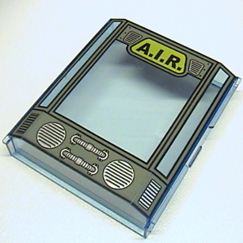 Panel 2 × 8 × 8 with A.I.R. Logo and Vents Print [4620] Trans-Medium Blue