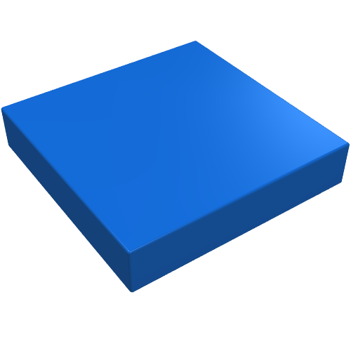 Tile 2 × 2 without Groove Blue