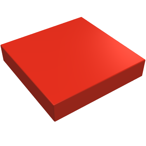 Tile 2 × 2 without Groove Red