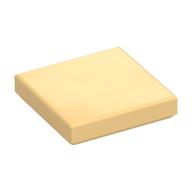 Tile 2 × 2 with Groove Light Yellow