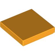 Tile 2 × 2 with Groove Bright Light Orange
