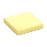Tile 2 × 2 with Groove Bright Light Yellow