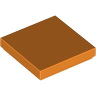 Fliese 2 × 2 mit Rille Orange