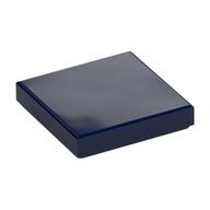 Tile 2 × 2 with Groove Dark Blue