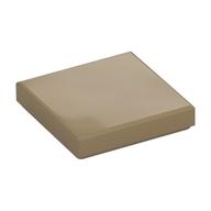 Tile 2 × 2 with Groove Dark Tan