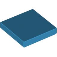 Fliese 2 × 2 mit Rille Dunkelazur