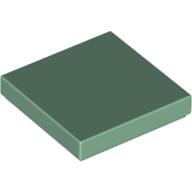 Tile 2 × 2 with Groove Sand Green
