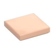 Fliese 2 × 2 mit Rille Hellnougat