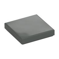 Tile 2 × 2 with Groove Dark Gray