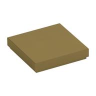 Fliese 2 × 2 mit Rille Metallic-Gold