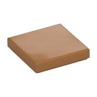 Tile 2 × 2 with Groove Medium Nougat