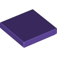 Fliese 2 × 2 mit Rille Dunkellila
