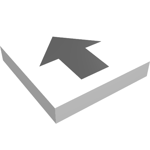 Tile 2 × 2 with Black Wide Arrow Print